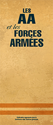 Couverture de la brochure AA: Les AA et les Forces Armées