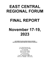 East Central Regional Forum 2023 Final Report