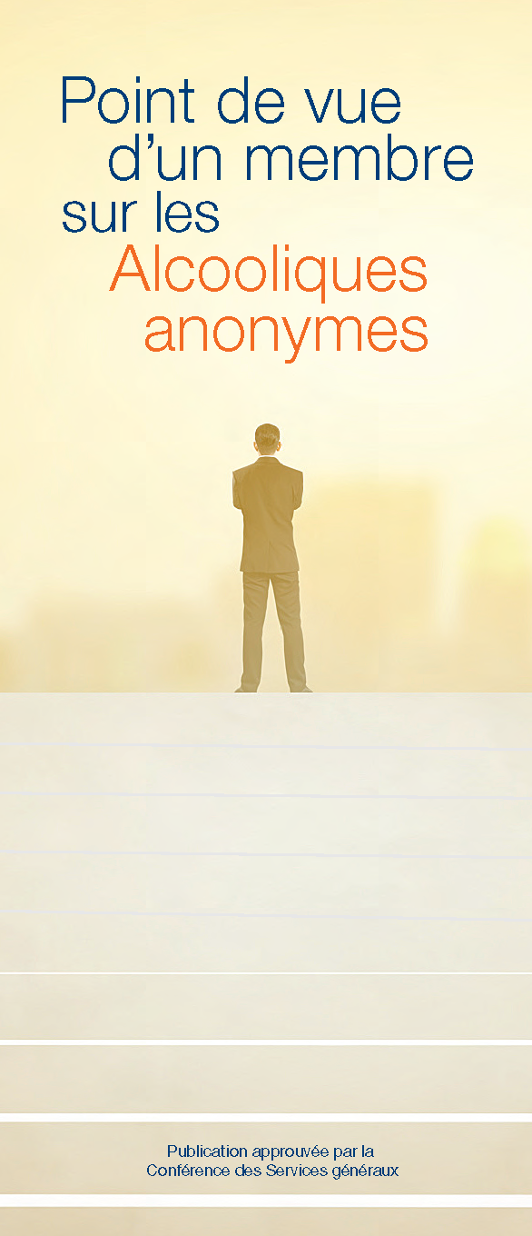 Couverture de la brochure AA: Point de vue d’un membre sur les AA