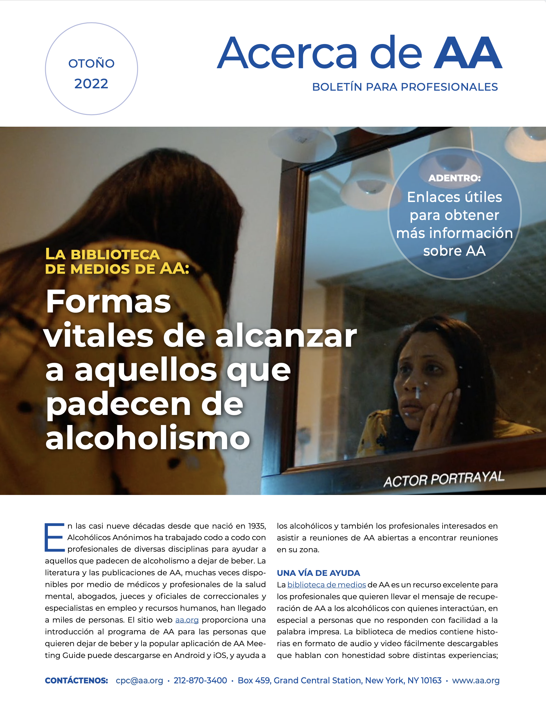 Boletín Acerca de . | Alcoholics Anonymous Boletín Acerca de . | Alcoholics Anonymous
