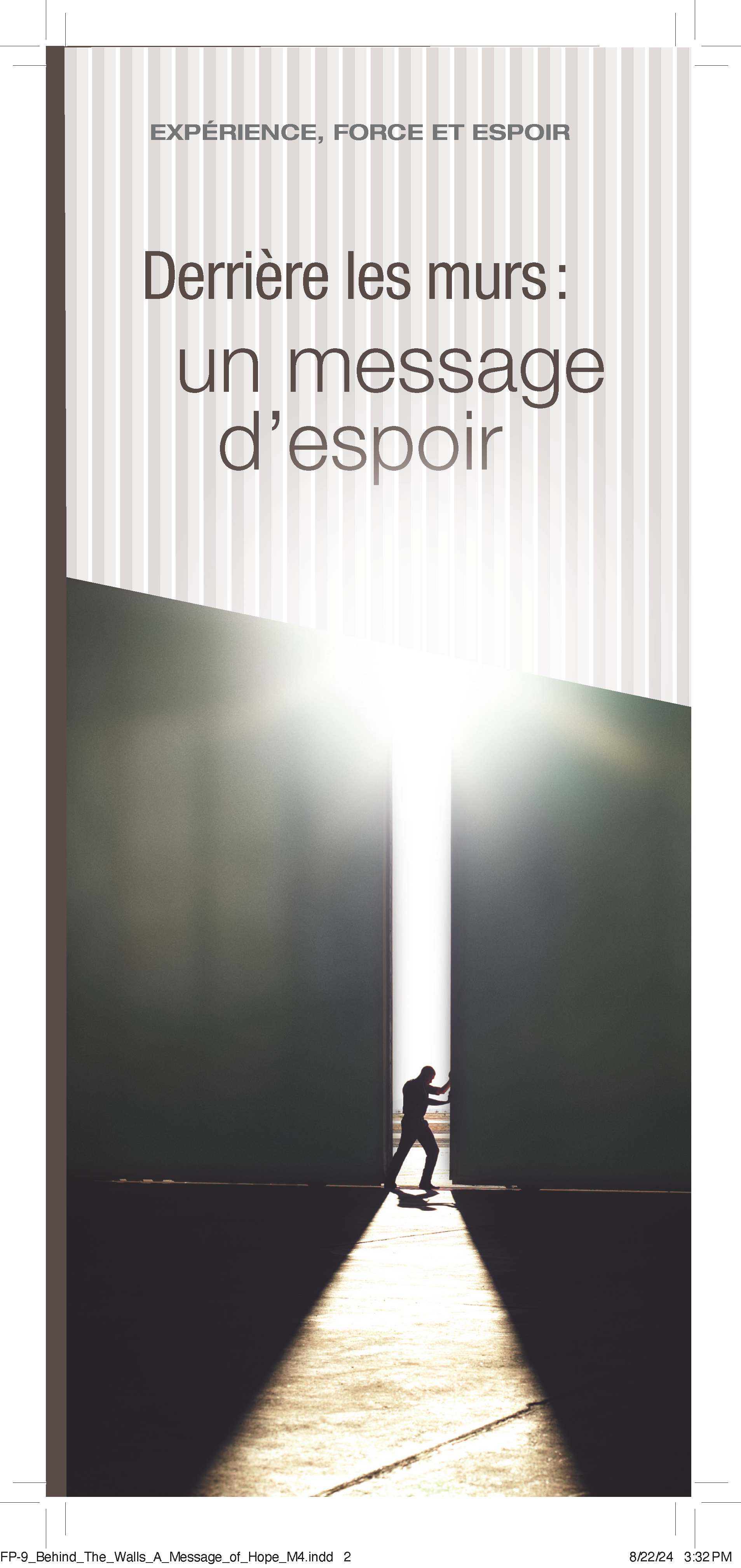 Couverture de la brochure AA: Derrière les murs : un message d’espoir
