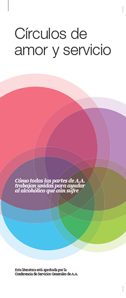 Portada del folleto de AA: Círculos de Amor y Servicio
