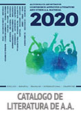 Portada del Catálogo de Literatura de A.A.