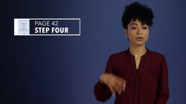 Twelve Steps and Twelve Traditions ASL - Step Four