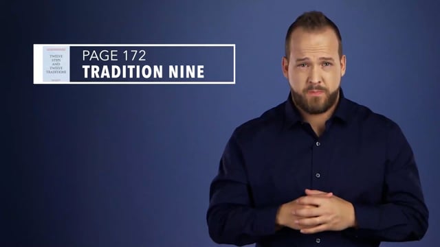 Twelve Steps and Twelve Traditions ASL - Tradition Nine