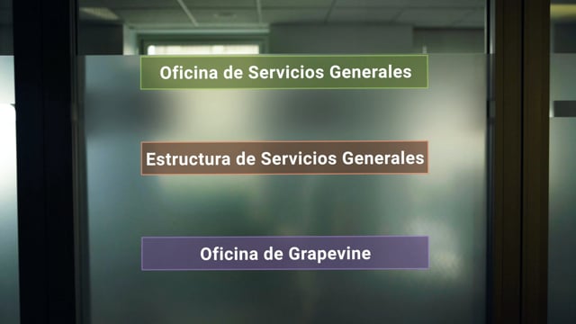 Su Oficina de Servicios Generales, Estructura de Servicios Generales y la Oficina de Grapevine