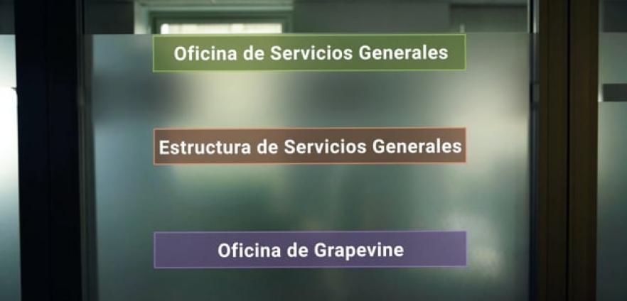 Su Oficina de Servicios Generales, Estructura de Servicios Generales y la Oficina de Grapevine