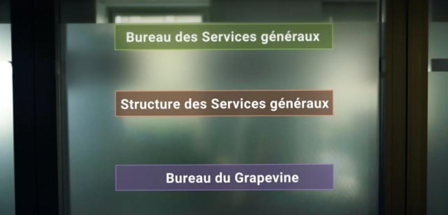 Bureau des Services généraux, Structure des Services généraux, Bureau du Grapevine