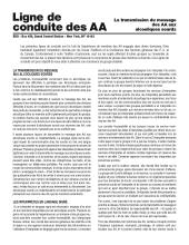Page de garde de Ligne de conduite des AA sur les Transmission du message des AA aux alcooliques sourds