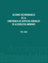 SM-39 Acciones Recomendable de la Conferencia de Servicios Generales de Alcohólicos Anónimos 1951–2023
