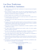 Portada del folleto de AA: Las Doce Tradiciones de Alcohólicos Anónimos