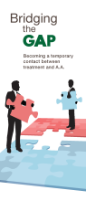 Front cover of the AA pamphlet: Bridging the Gap