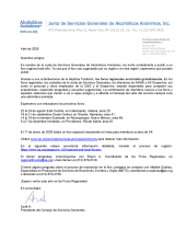 Image of Letter from the Chairperson of Regional Forums - Spanish