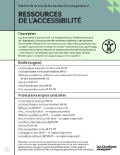 Ressources de l'accessibilité