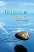 Couverture du livre des AA: Réflexions Quotidiennes