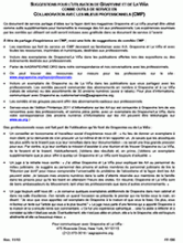 Page de garde de suggestions pour l'utilisation de Grapevine et de La Viña