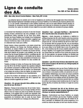 Page de garde de Ligne de conduite des AA sur les Liens entre les AA et les Al-Anon