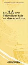 Couverture de la brochure AA: Les AA pour l'alcoolique noir ou afro-américain