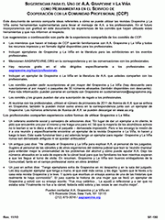 Primera página de la sugerencias para el uso de A.A. Grapevine y La Viña