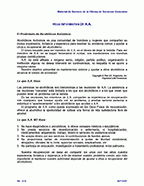 Primera página de la hoja Informativa de A.A.